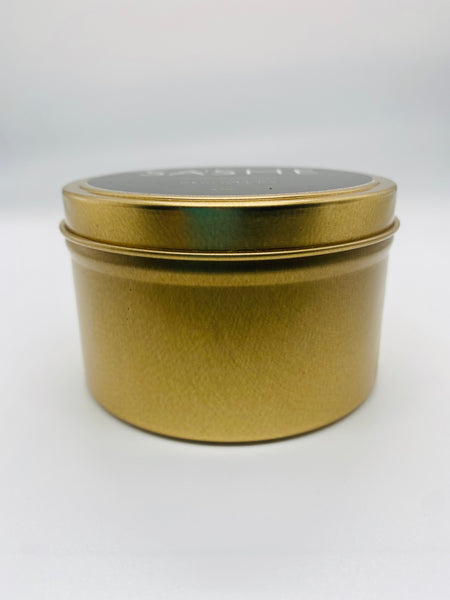Lime Basil and Mandarin Travel Tin Candle